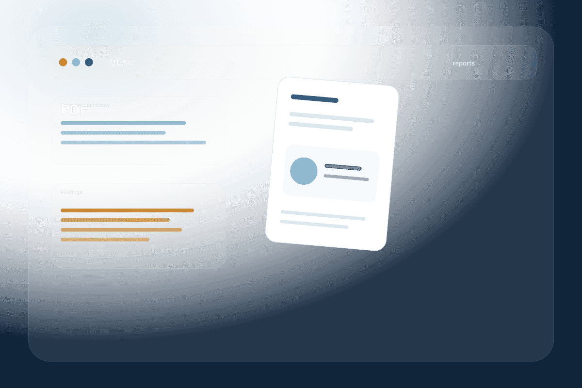 QLAC report preview.